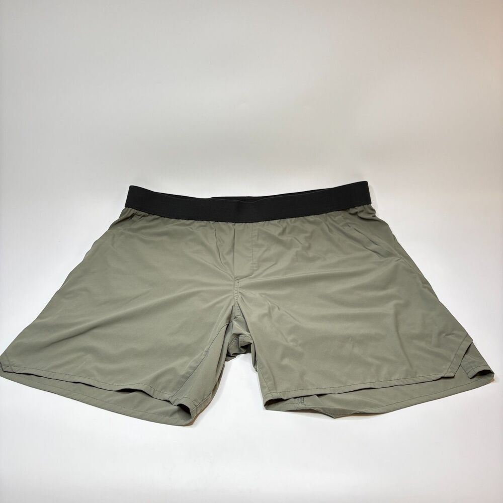TEN THOUSAND Mens Tactical Shorts Lined 7" XXL Olive Green Performance Training